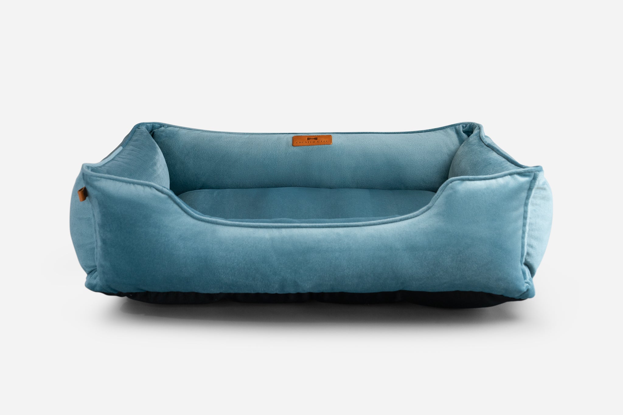 Vibrant Velvet Sleeper Dog Bed Tiffany