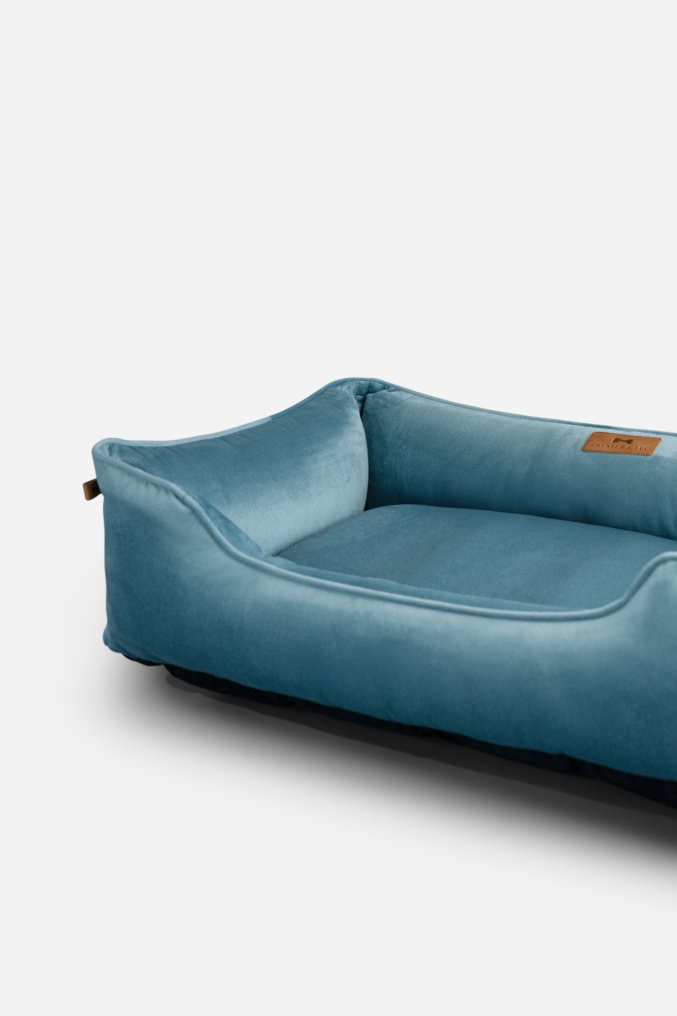 Vibrant Velvet Sleeper Dog Bed Tiffany