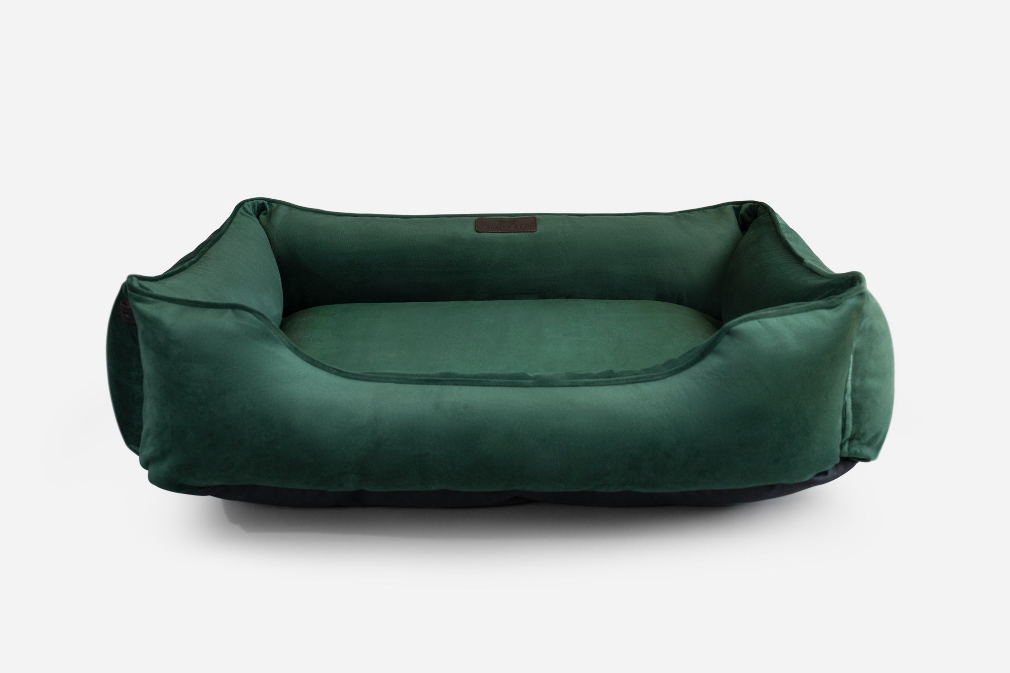 Classic Velvet Sleeper Dog Bed Green