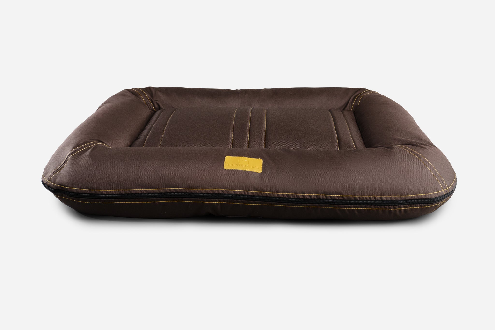 Waterproof Lounger Dog Bed Brown