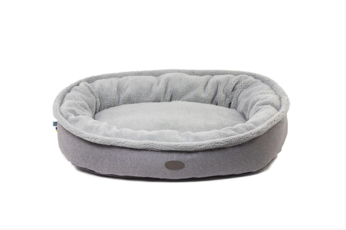 Furry Bagel Dog Bed