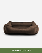 Chester & Lee | Cotton Sleeper Dog Bed Brown