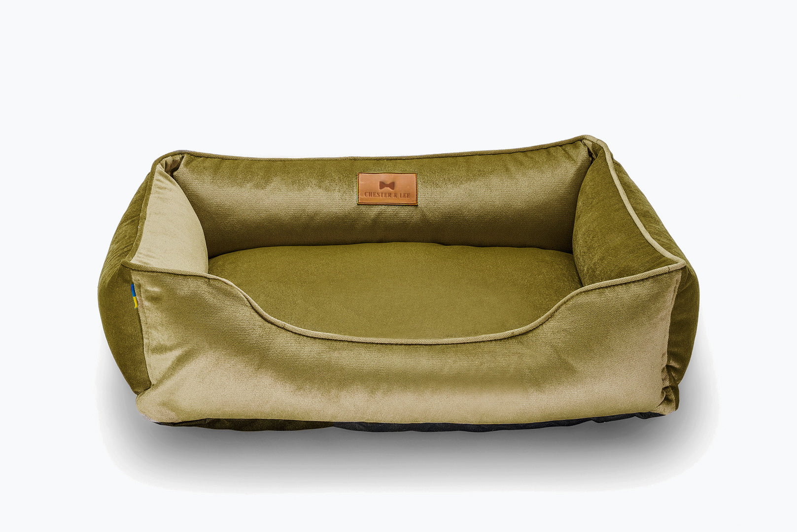 Vibrant Velvet Sleeper Dog Bed