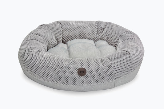 Moonlight Grey Snuggler Dog Bed