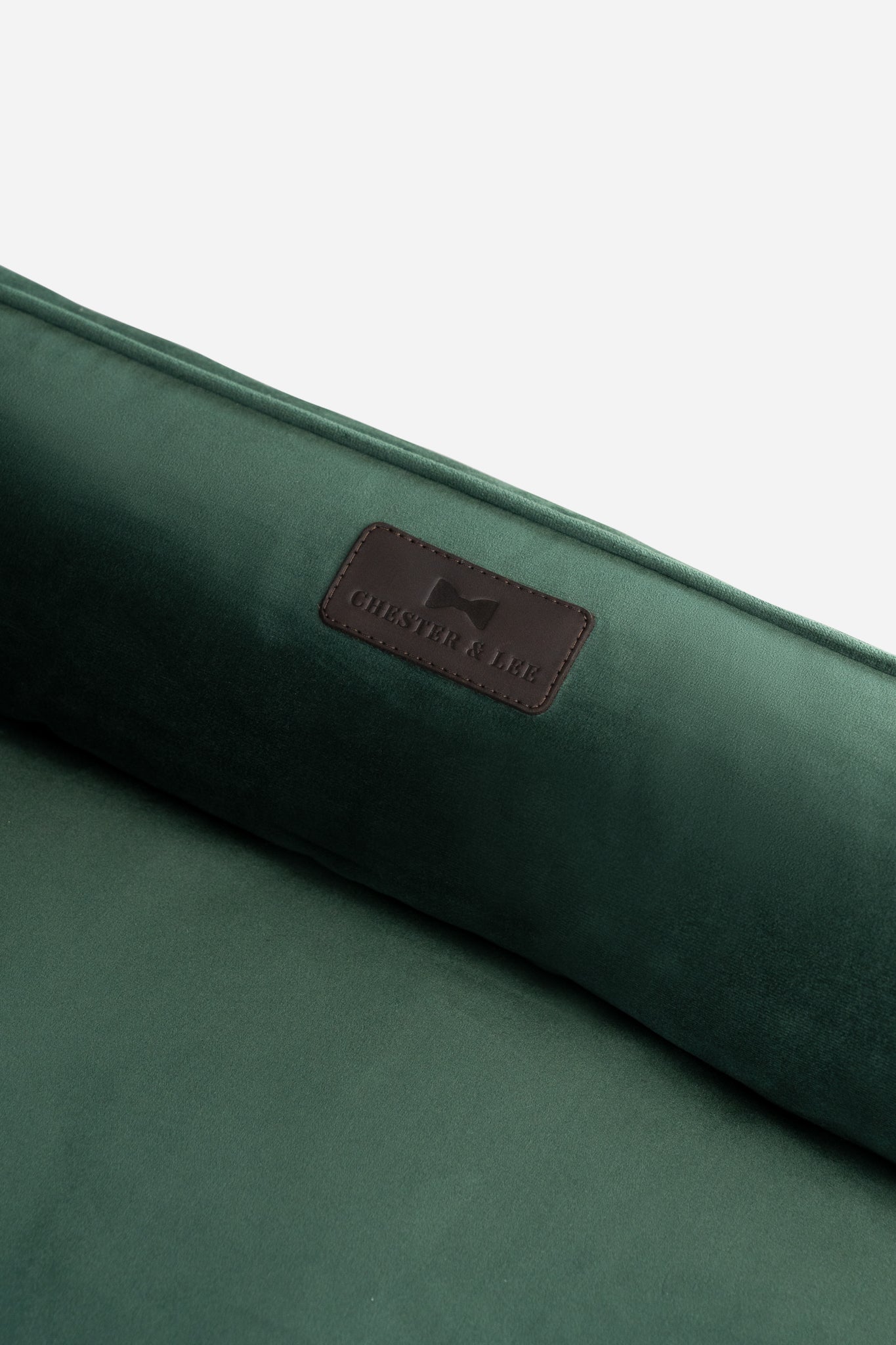 Classic Velvet Sleeper Dog Bed Green