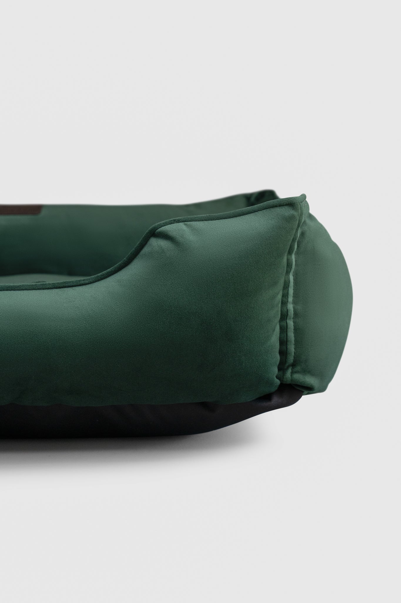 Classic Velvet Sleeper Dog Bed Green