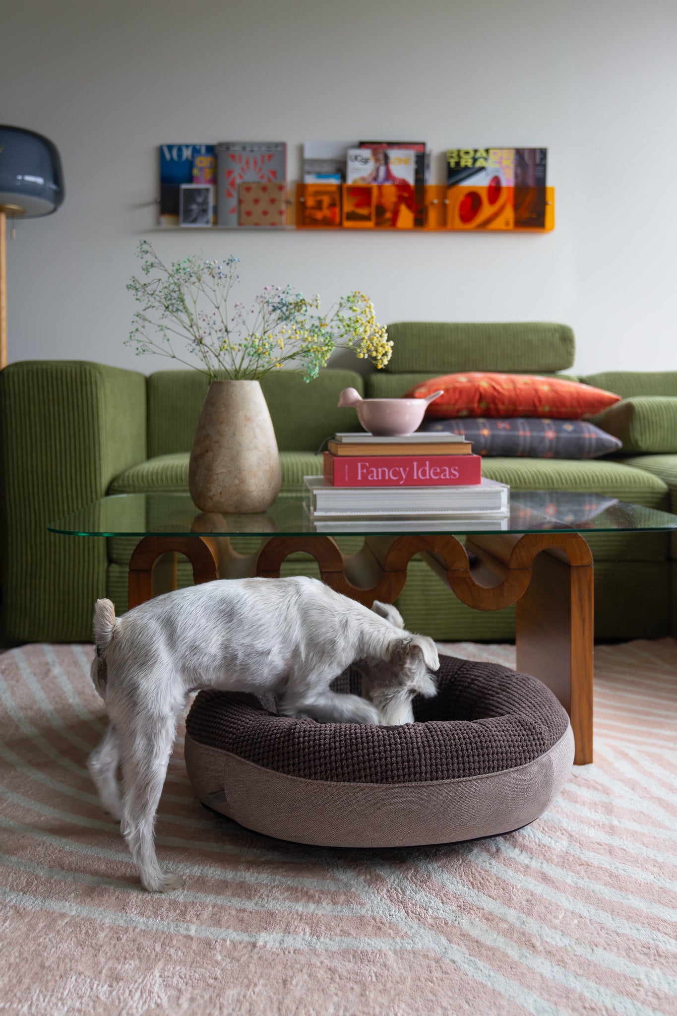 Chestnut Donut Dog Bed